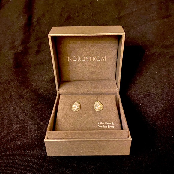 Nordstrom CZ Pear Shaped Studs - Picture 1 of 3